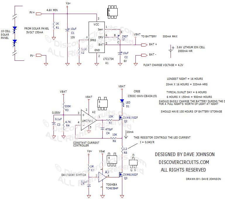 Improved Solar LED Spot Light designed by David Johnson, P.E.